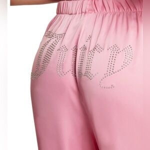 Juicy Couture Pink Satin Pants